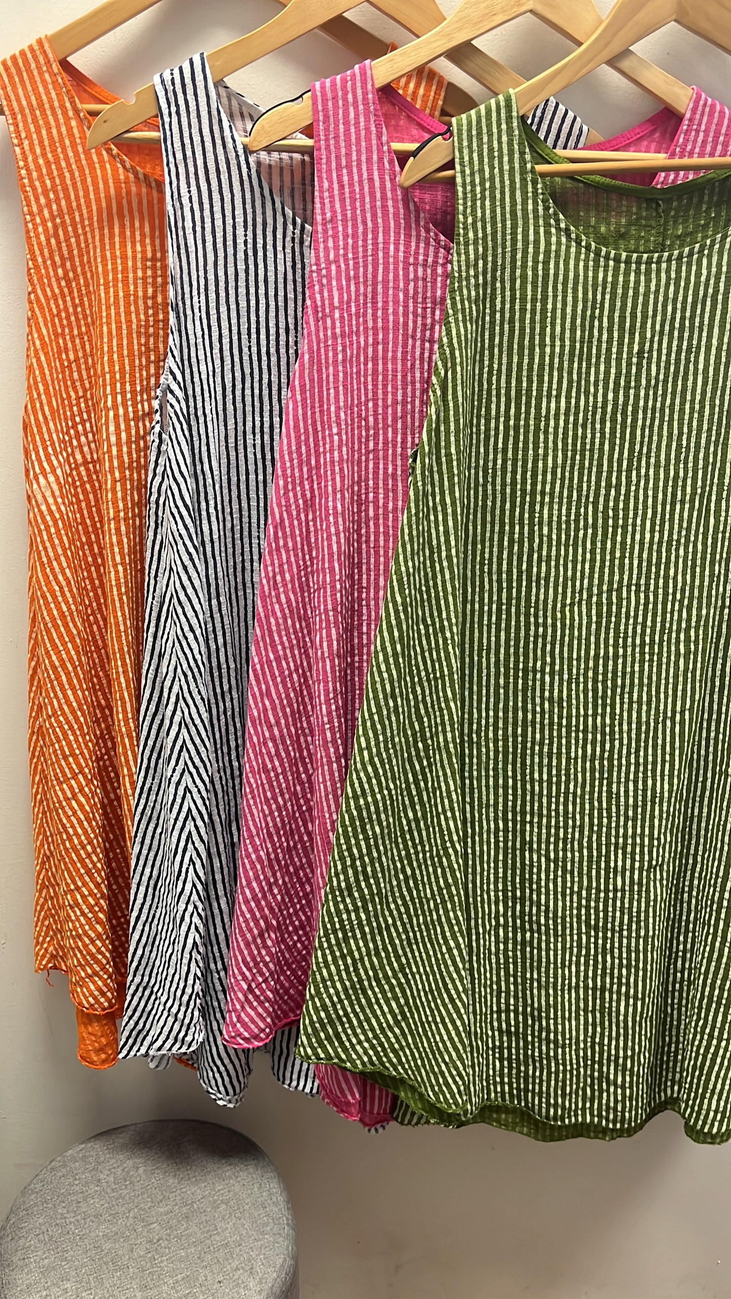 Stripe cotton dress