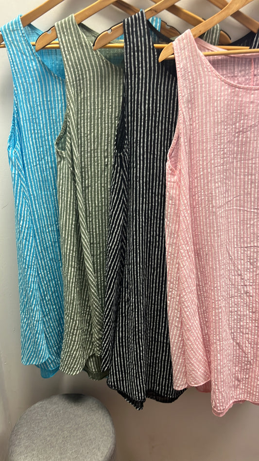 Stripe cotton dress