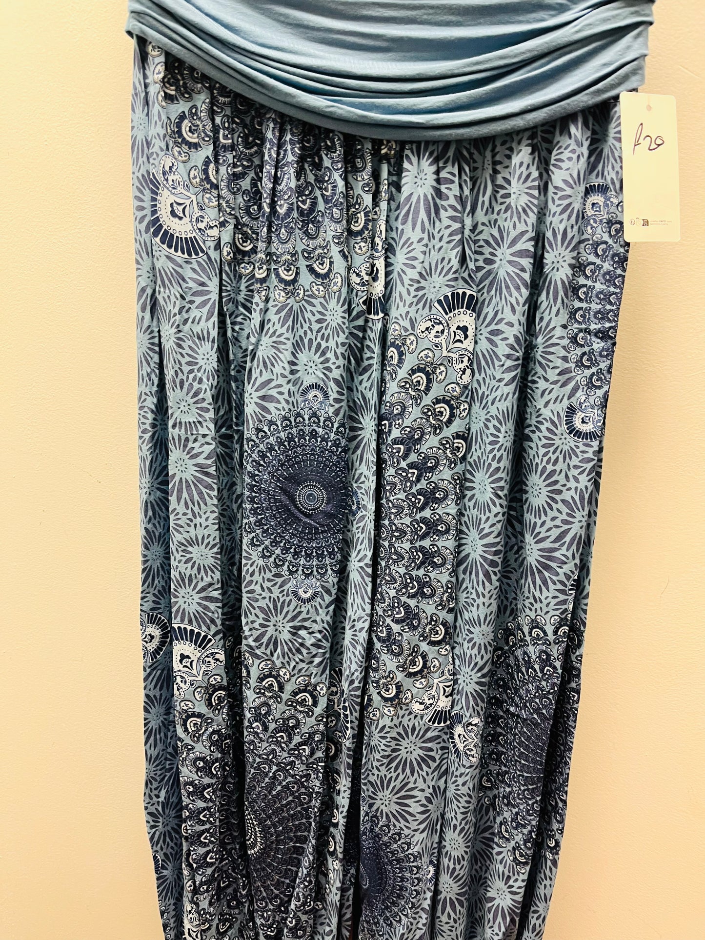Mandala print harem trousers