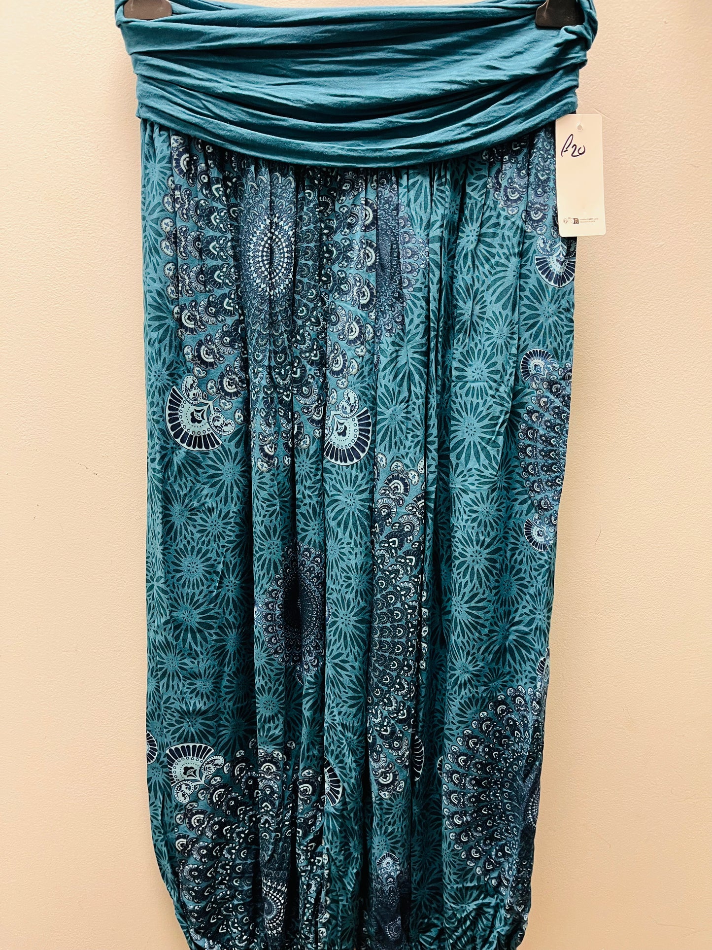 Mandala print harem trousers