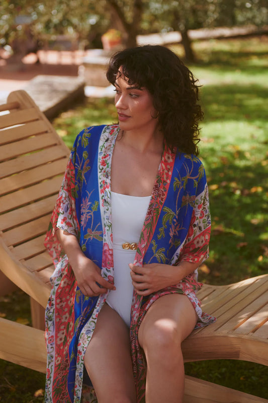 Ribbons Cobalt Throwover