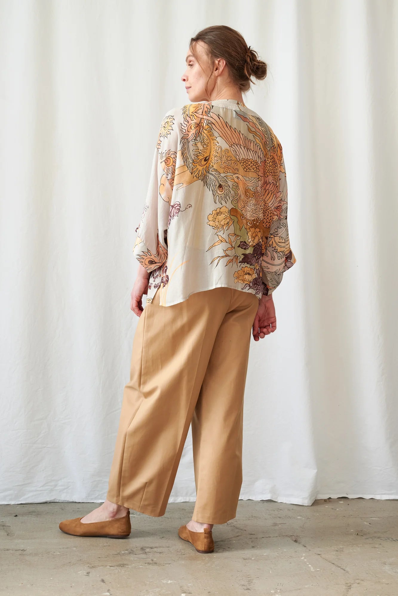 Phoenix Grey Kimono