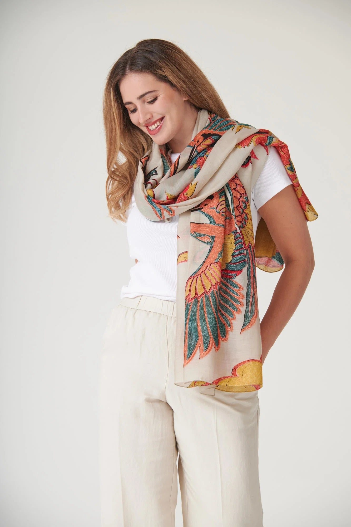 Crane Stone Scarf