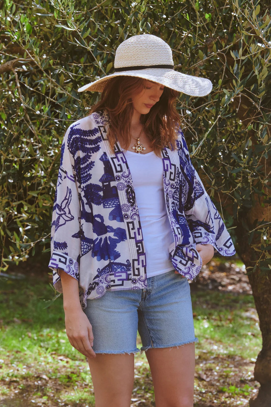 Giant Willow Blue Kimono