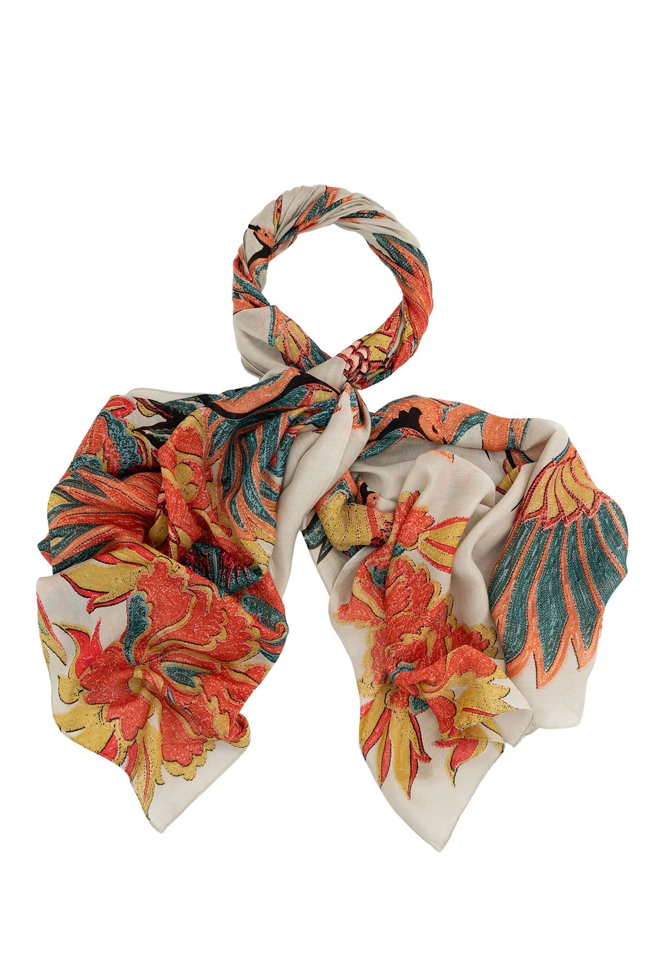 Crane Stone Scarf