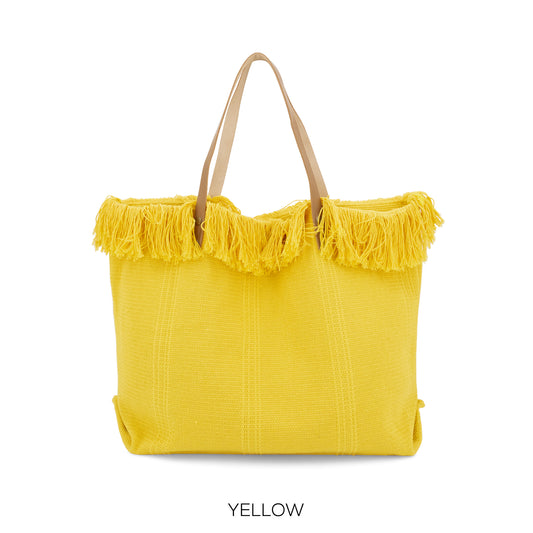 Canvas Tassel Bag