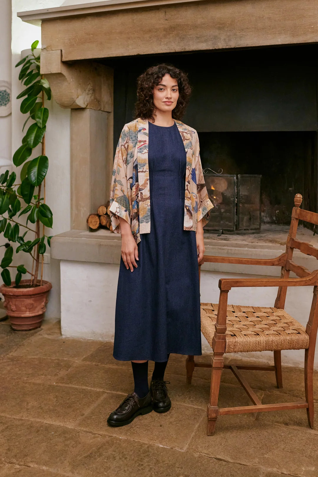 Hummingbird kimono