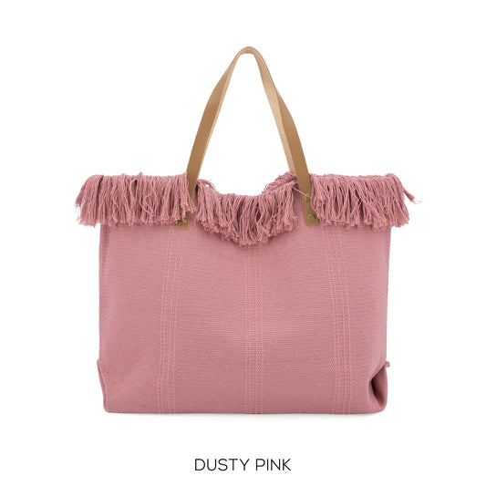Canvas Tassel Bag
