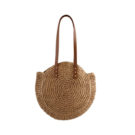 Round Straw Bag