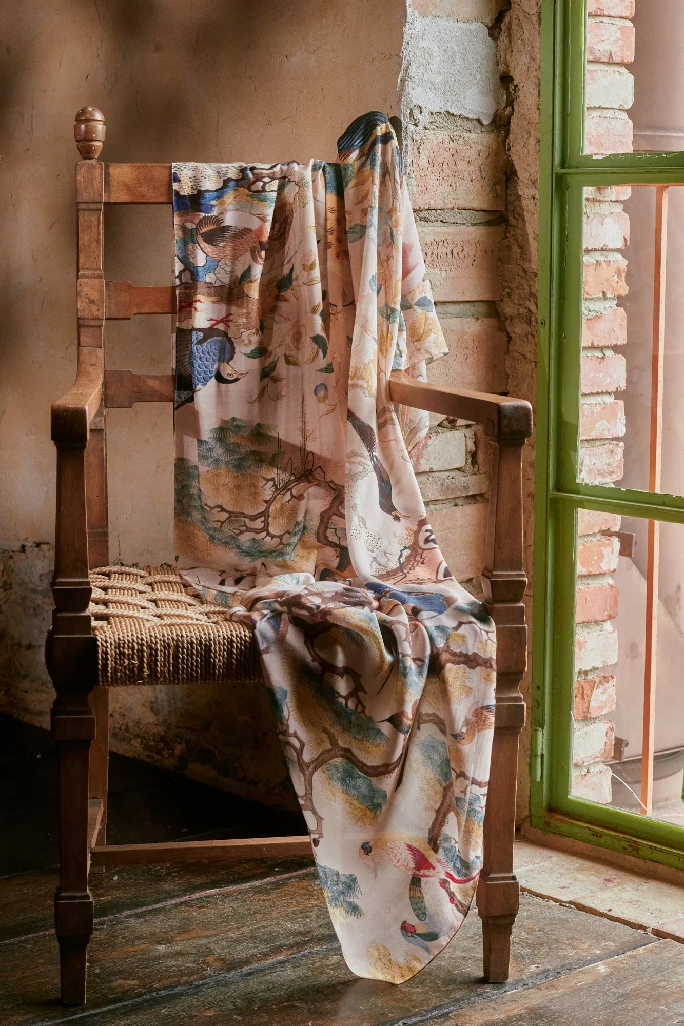 Hummingbird nude scarf