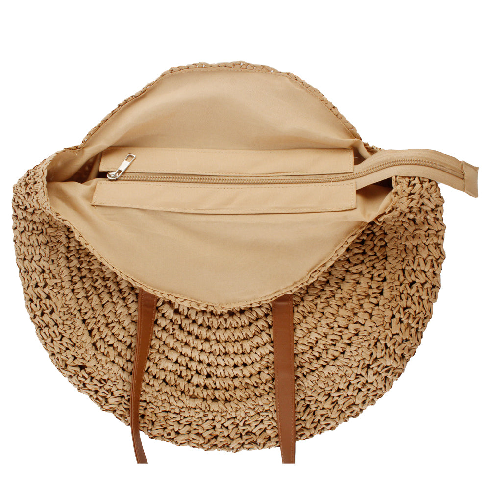 Round Straw Bag