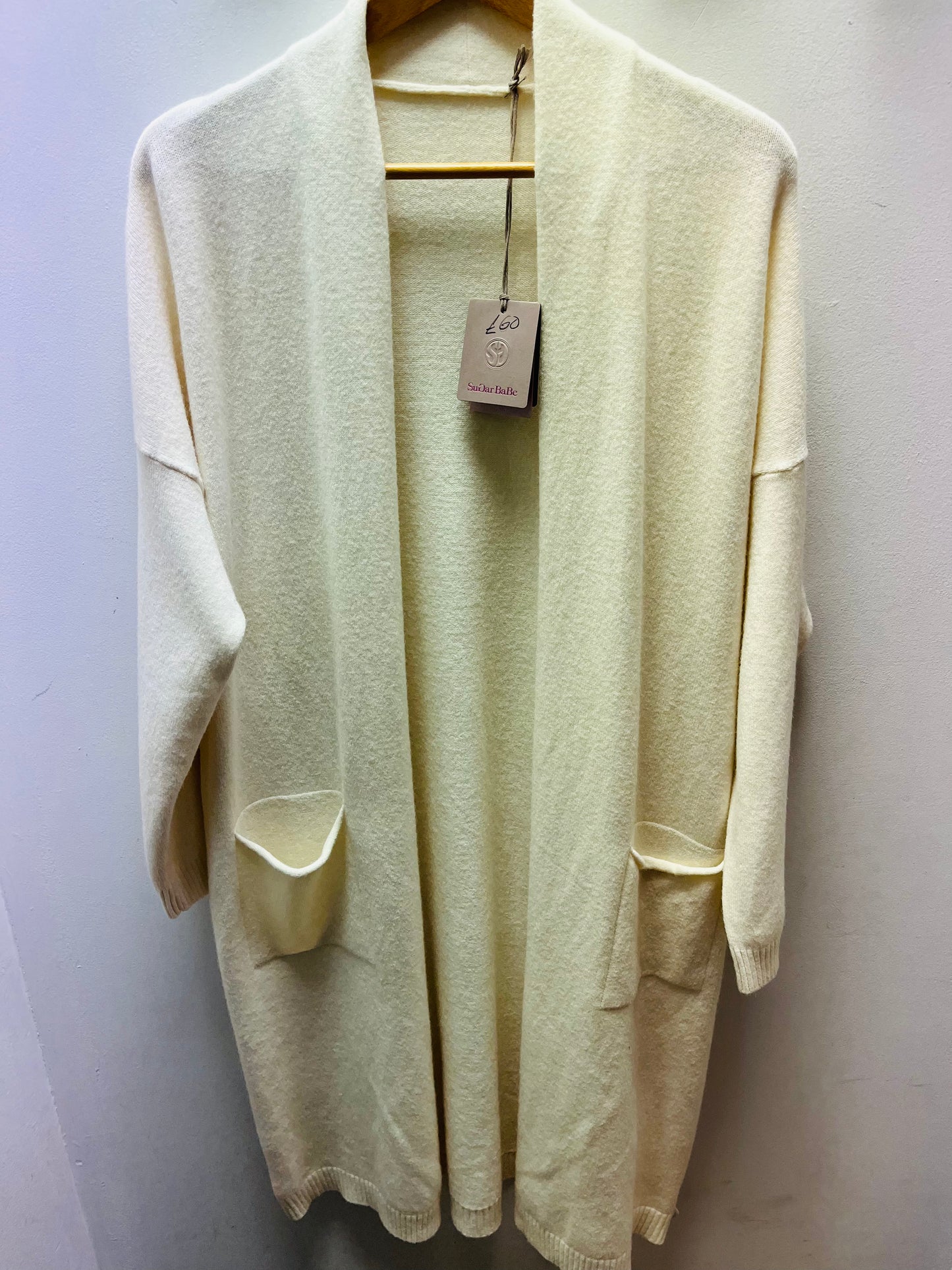 Rose two pocket cosy cardigan