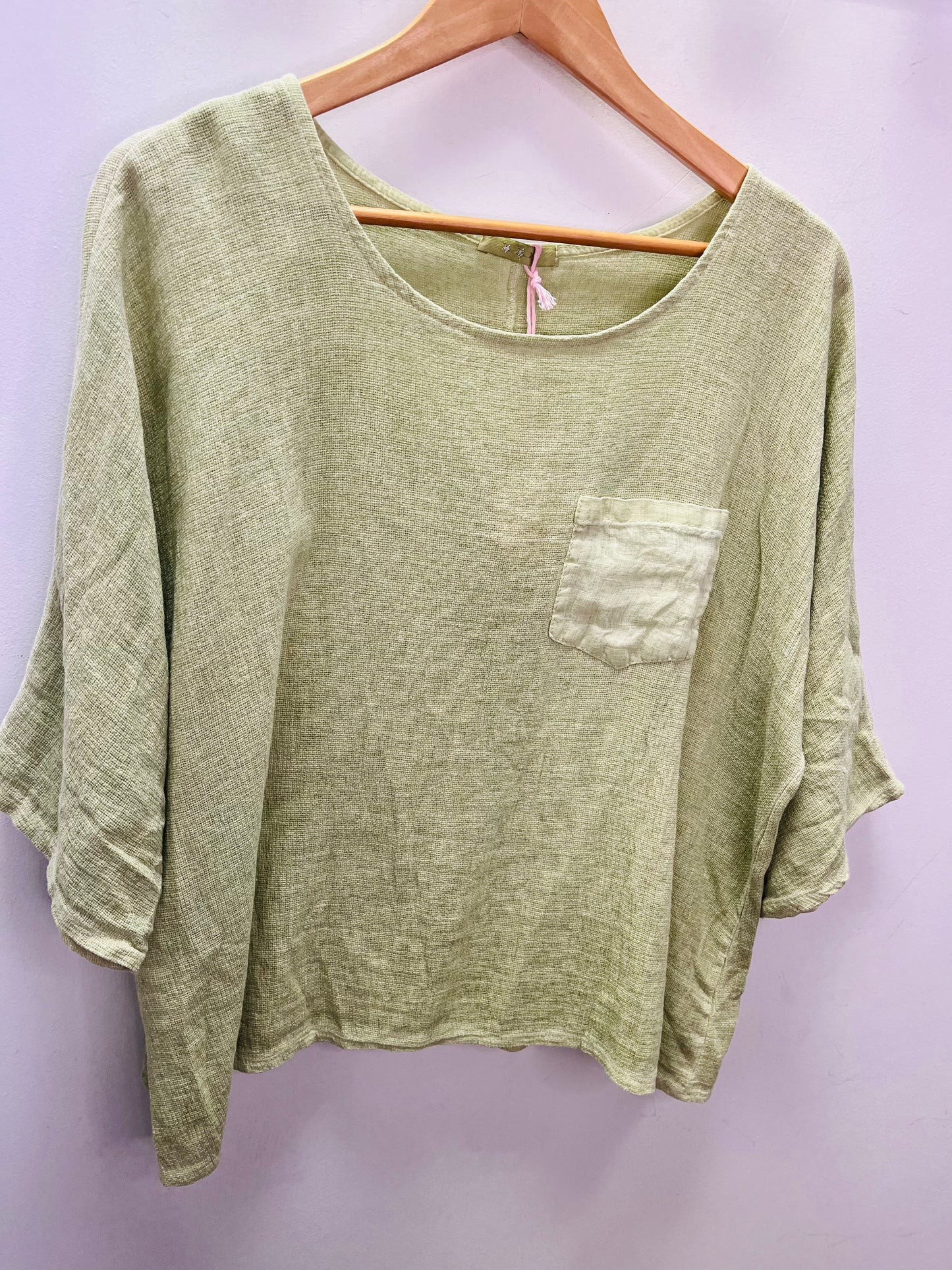 Washed Linen Romy Top