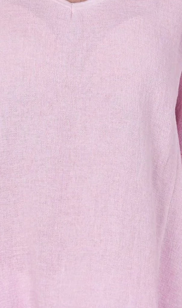 Washed Linen Mary Top