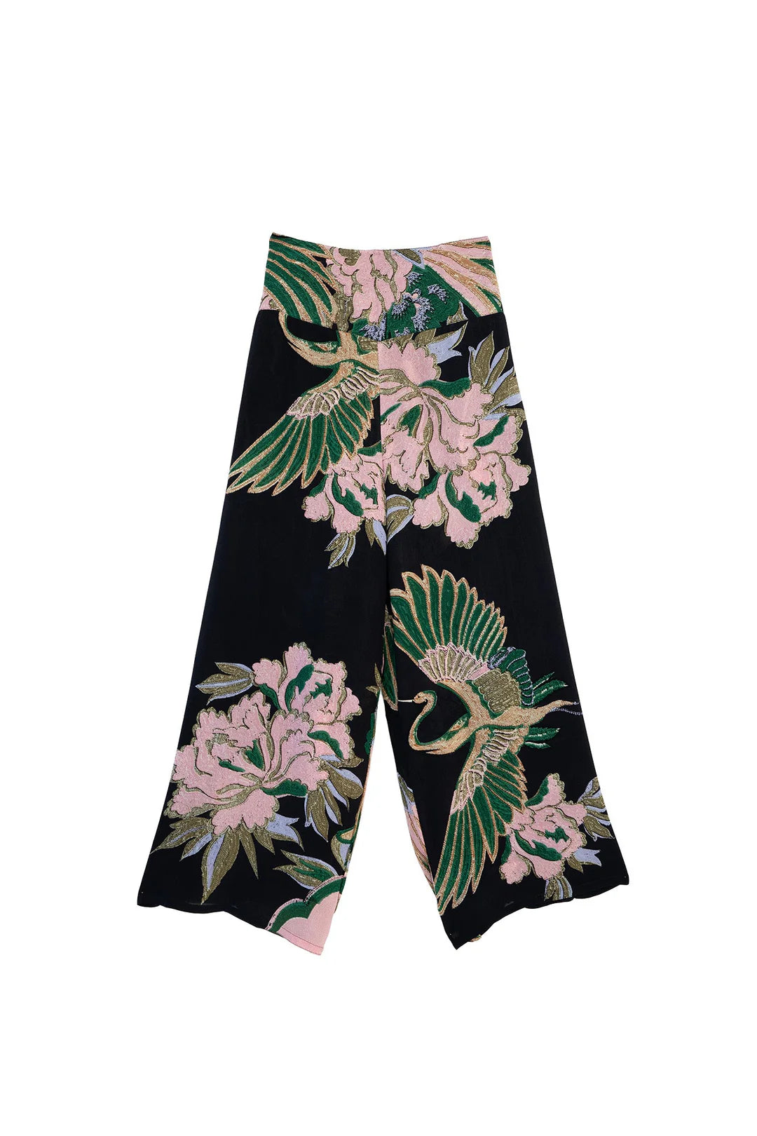 Crane emerald palazzo pants