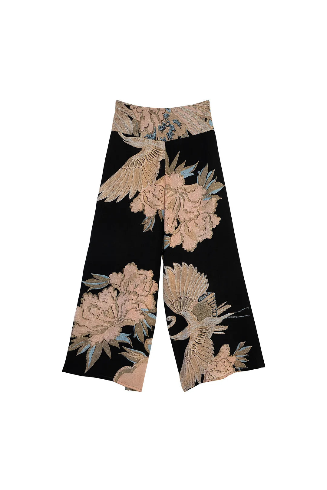 Crane black palazzo pants