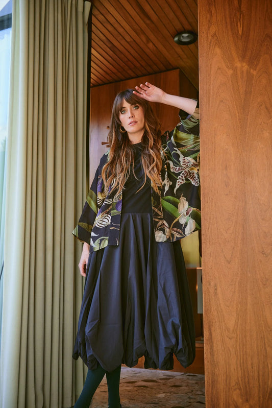 Orchid Crepe Kimono
