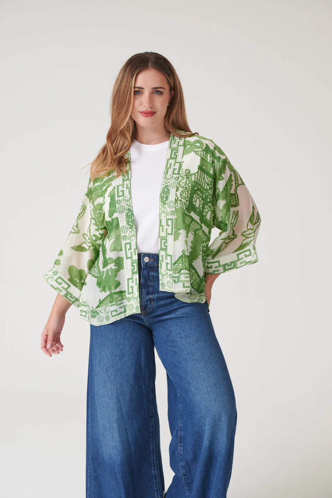 Giant Willow green Kimono