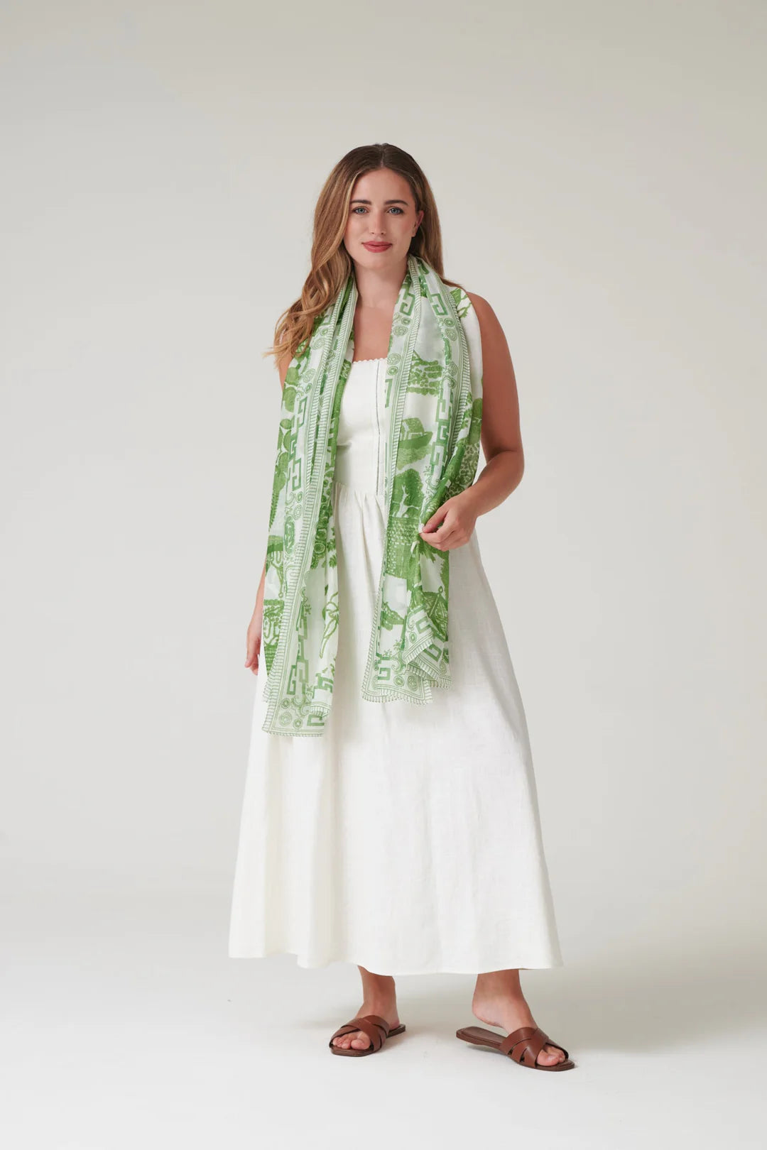 Giant Willow green Scarf