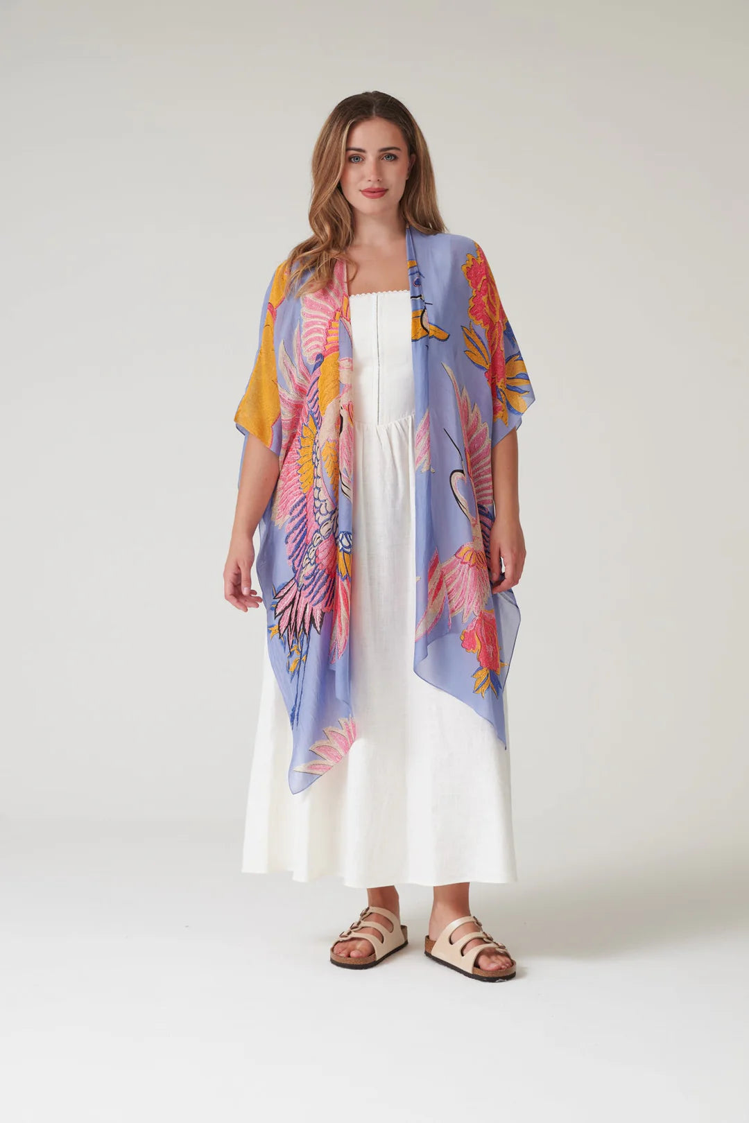 Crane Periwinkle Throwover