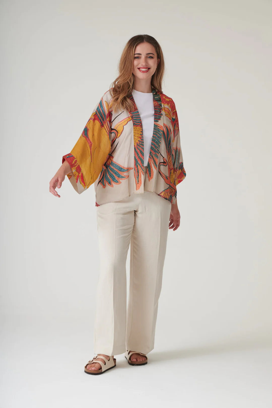 Crane Stone Kimono