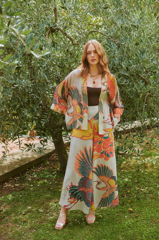 Crane Stone Palazzo Pants