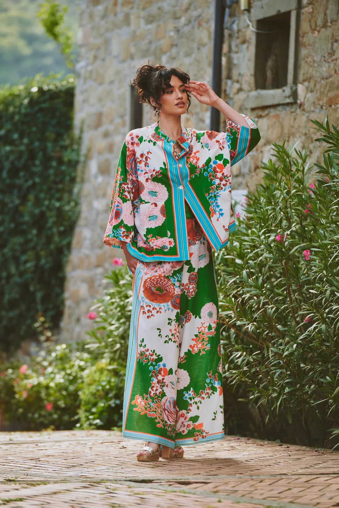 Kitsch Bouquet Palazzo Pants