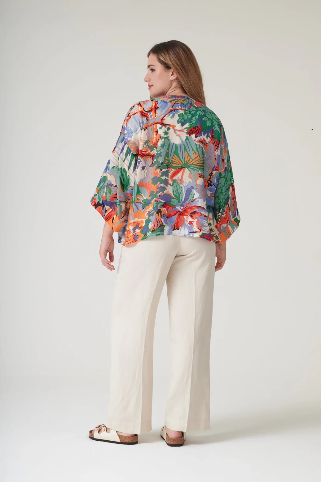 Tropicana Blue Kimono