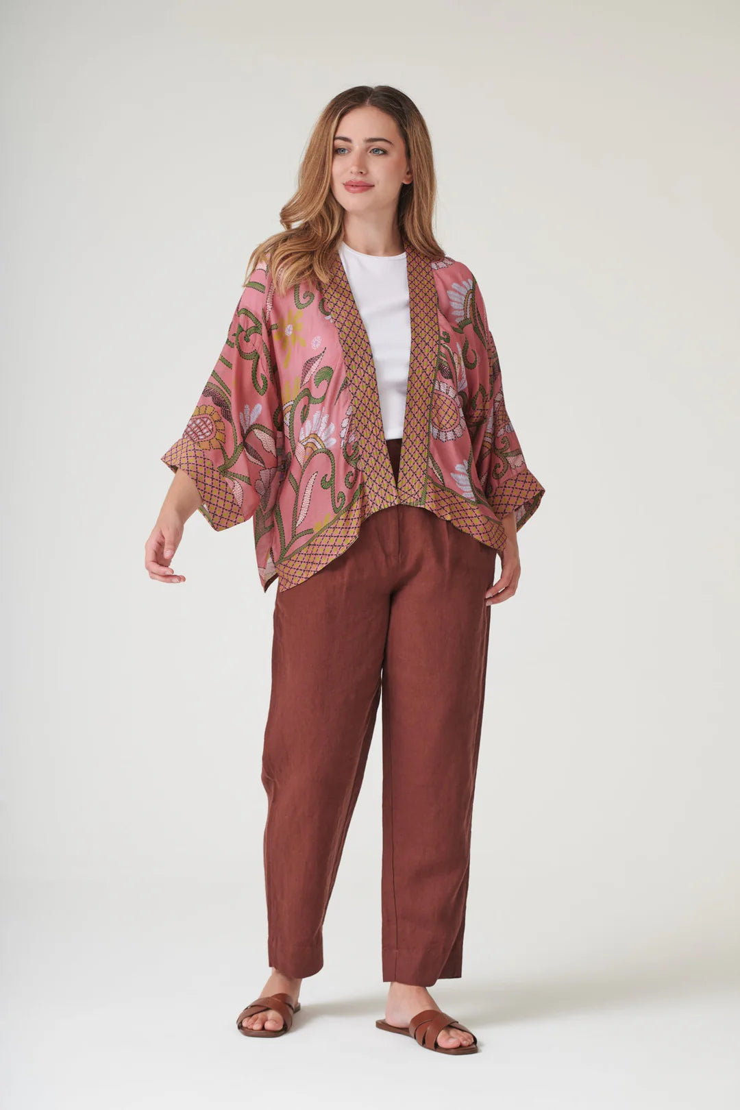 Giant Kantha Dusk Kimono