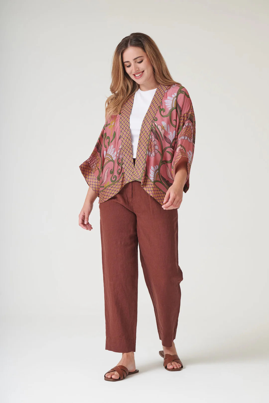 Giant Kantha Dusk Kimono