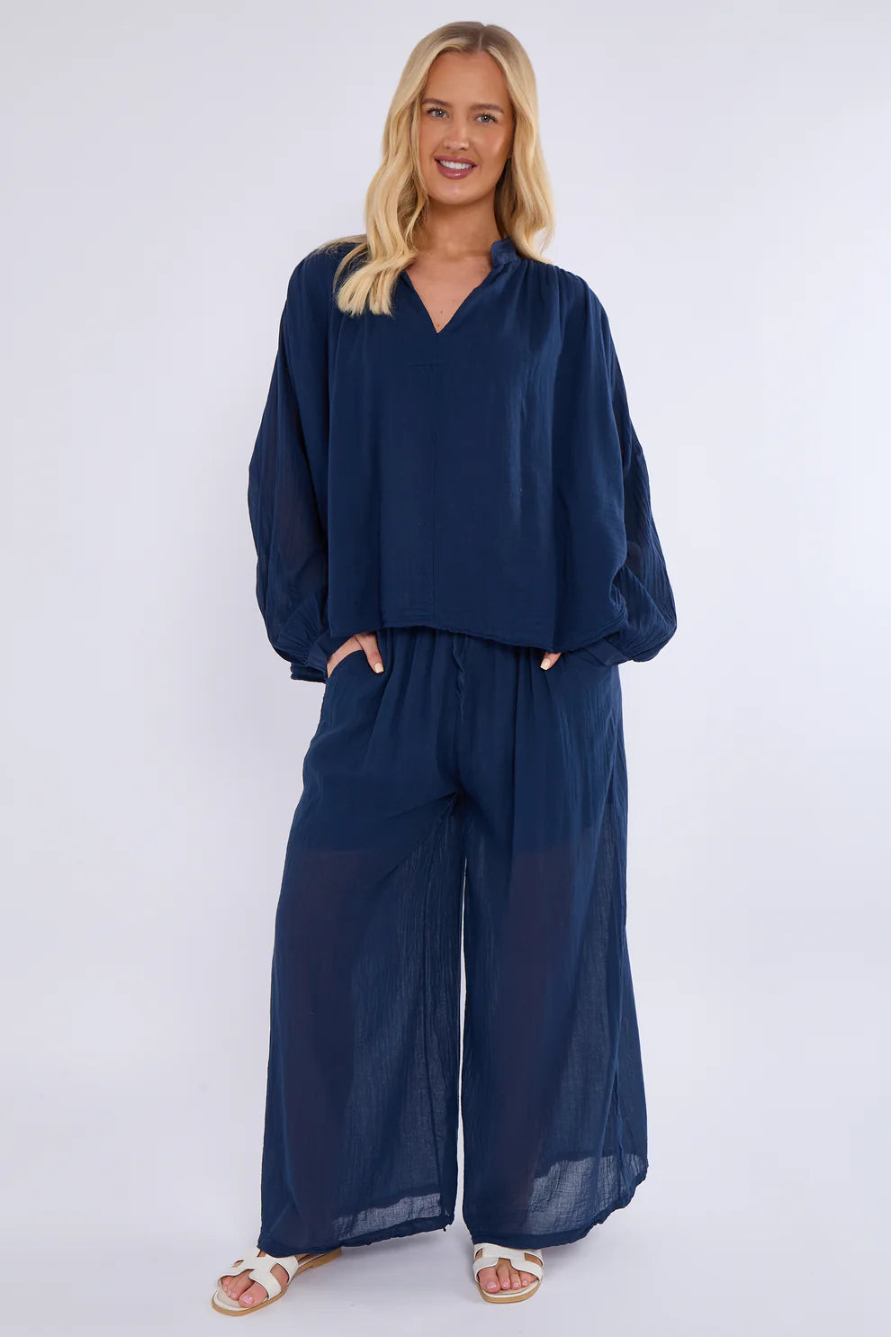 Cotton lined trousers