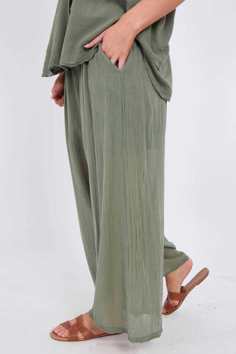 Cotton lined trousers