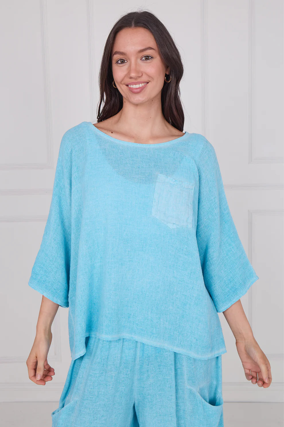 Washed Linen Romy Top