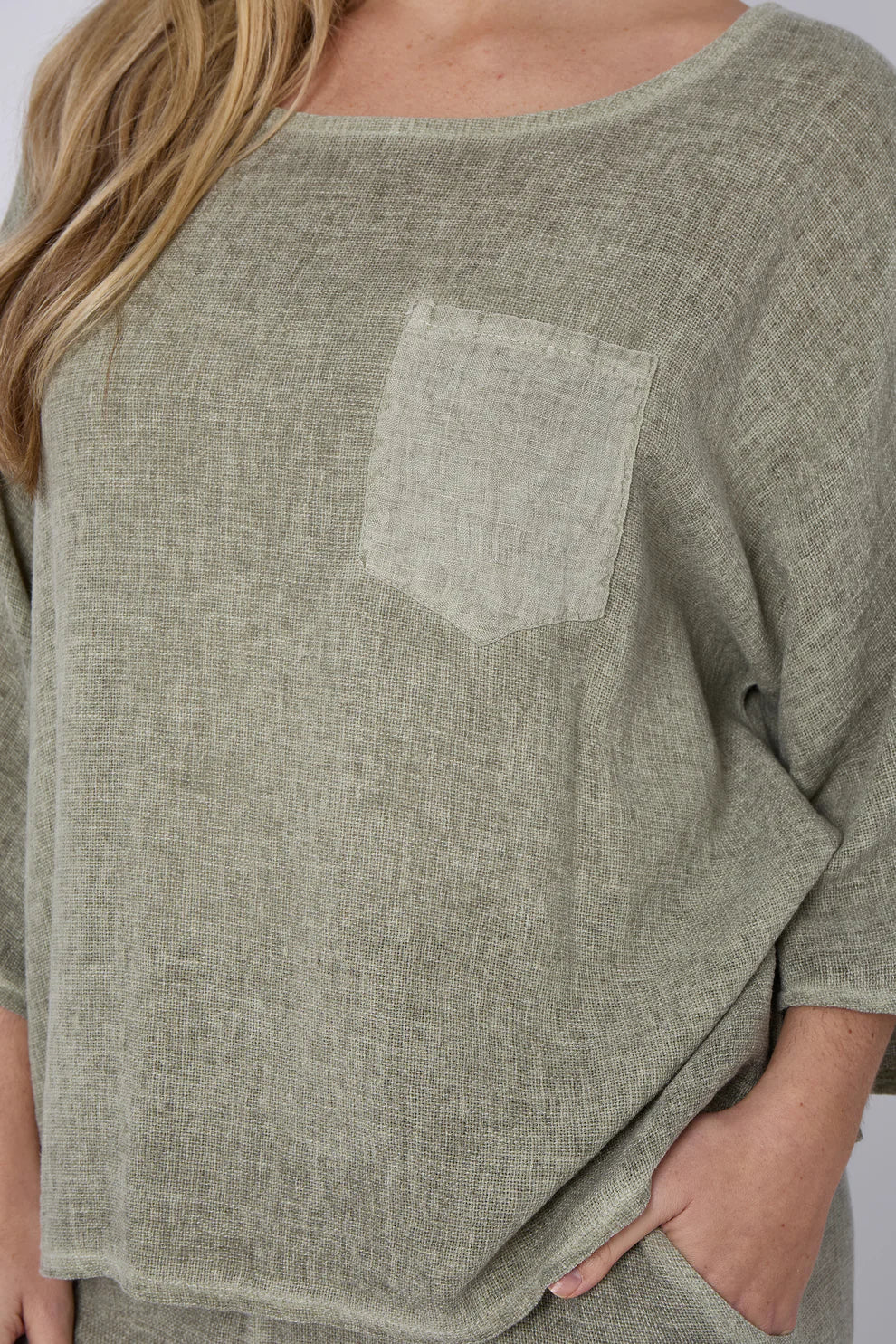 Washed Linen Romy Top